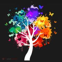 Colorful tree of life T-Shirt thumb 7