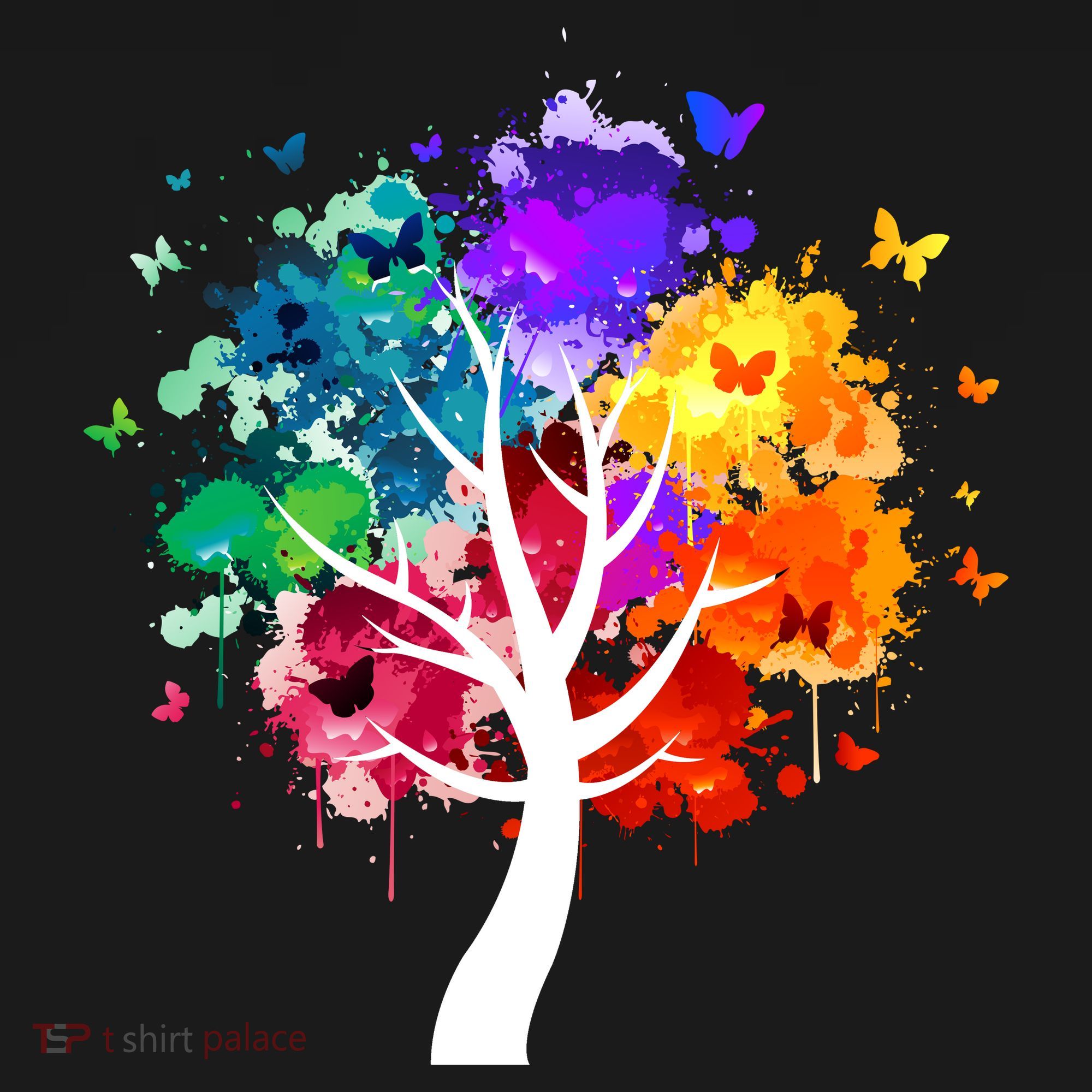 Colorful tree of life T-Shirt
