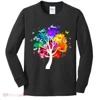 Colorful tree of life Kids Long Sleeve Shirt thumb 0