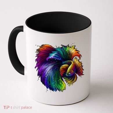 Colorful Tropical Beta Fish Coffee Mug