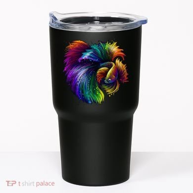 Colorful Tropical Beta Fish Tumbler