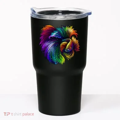 Colorful Tropical Beta Fish Tumbler