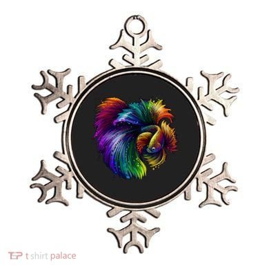 Colorful Tropical Beta Fish Ornament