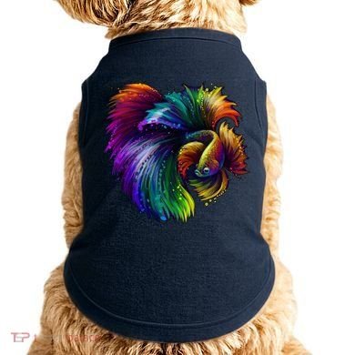 Colorful Tropical Beta Fish Doggie Tank