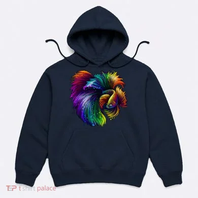 Colorful Tropical Beta Fish Hoodie