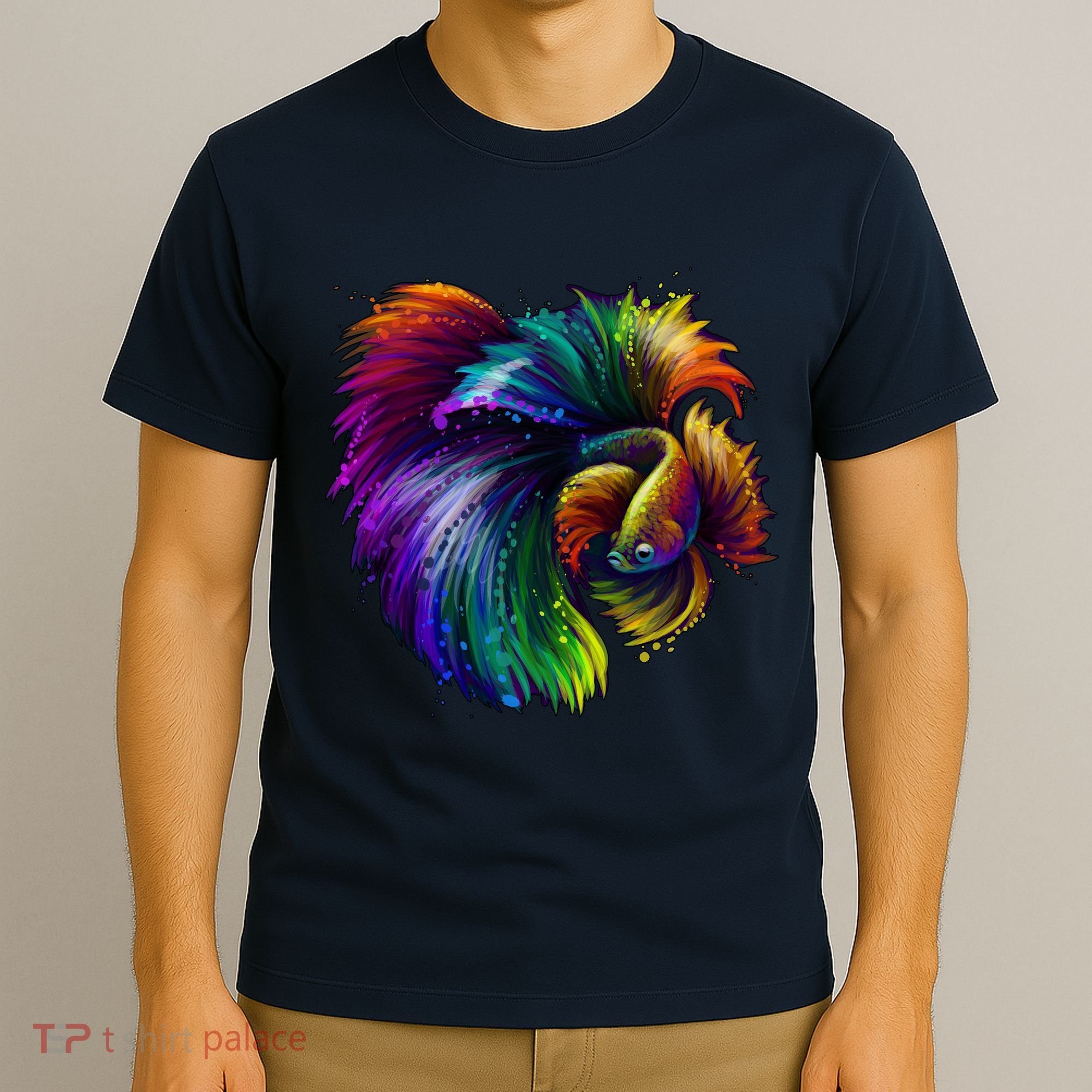 Colorful Tropical Beta Fish T-Shirt