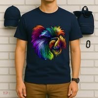 Colorful Tropical Beta Fish T-Shirt thumb 6