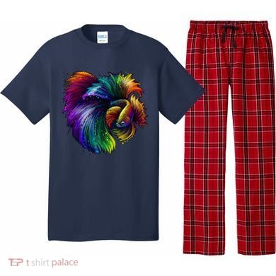 Colorful Tropical Beta Fish Pajama Set