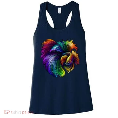 Colorful Tropical Beta Fish Women's Tank Top