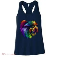 Colorful Tropical Beta Fish Women's Tank Top thumb 0