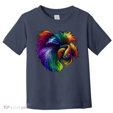 Colorful Tropical Beta Fish Toddler T-Shirt