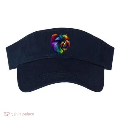 Colorful Tropical Beta Fish Visor