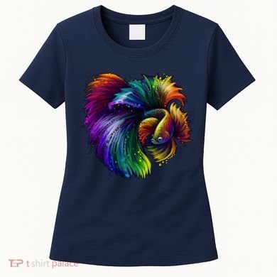Colorful Tropical Beta Fish Women's T-Shirt