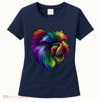 Colorful Tropical Beta Fish Women's T-Shirt thumb 0