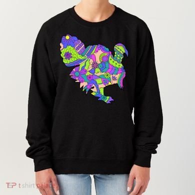 Colorful Turkey Abstract Women's Sweatshirt