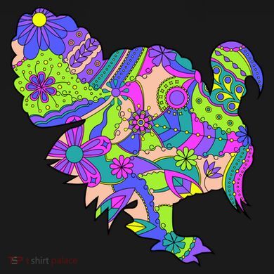 Colorful Turkey Abstract Infant Fleece One Piece