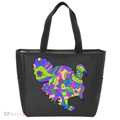 Colorful Turkey Abstract Tote Bag