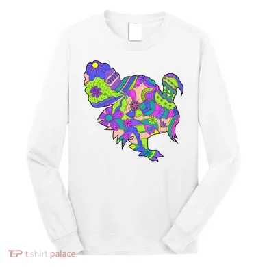 Colorful Turkey Abstract Long Sleeve Shirt
