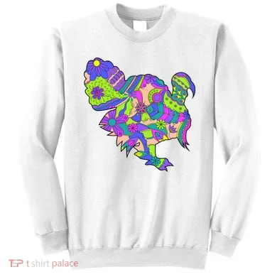 Colorful Turkey Abstract Sweatshirt