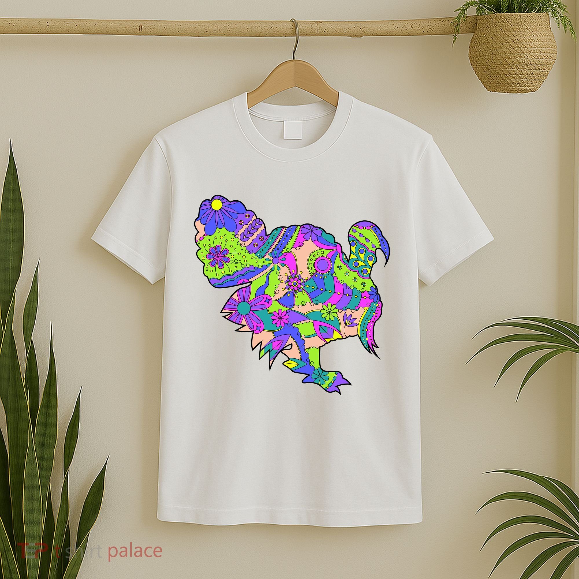 Colorful Turkey Abstract T-Shirt