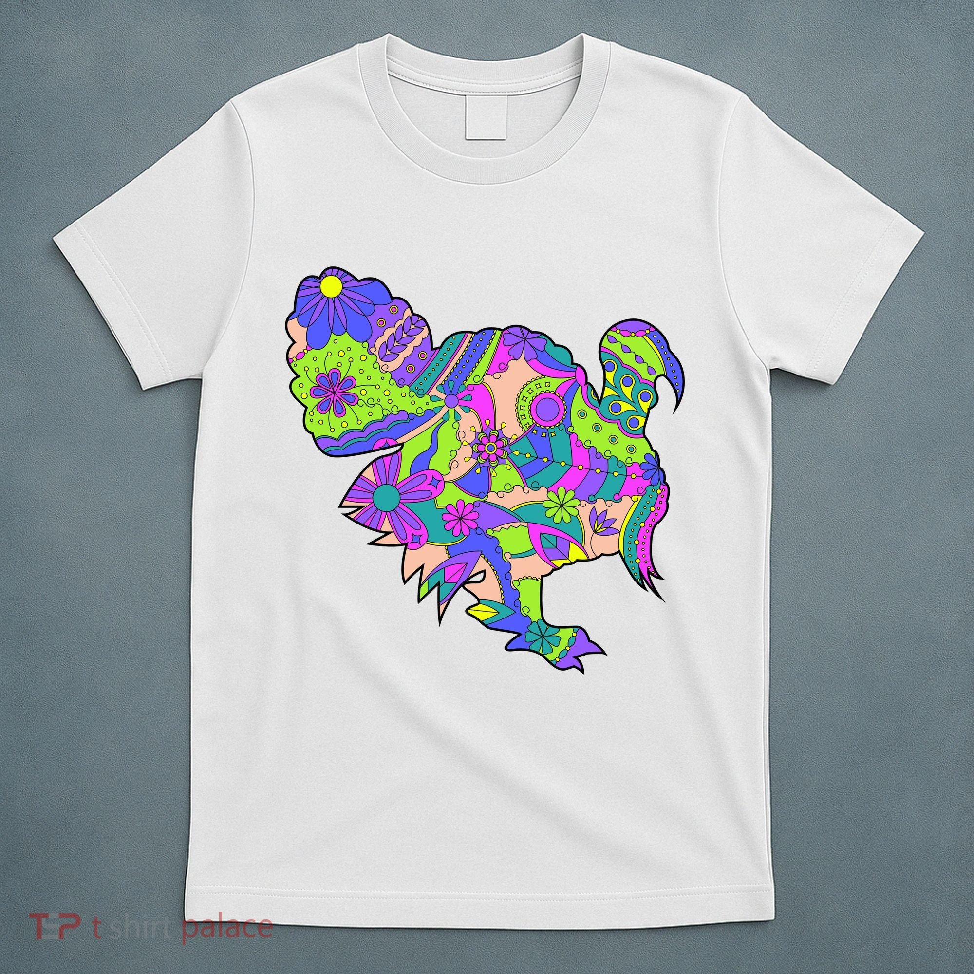 Colorful Turkey Abstract T-Shirt