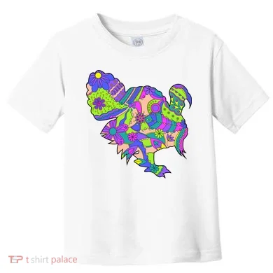 Colorful Turkey Abstract Toddler T-Shirt