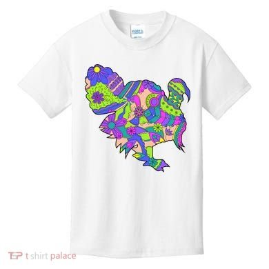 Colorful Turkey Abstract Kids T-Shirt