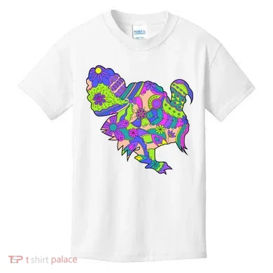 Colorful Turkey Abstract Kids T-Shirt