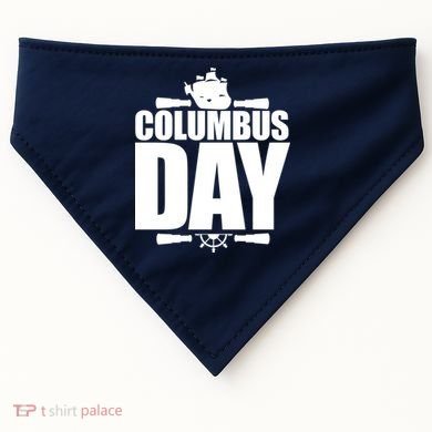 Columbus Day USA-Made Doggie Bandana
