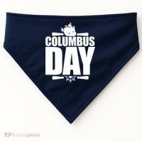 Columbus Day USA-Made Doggie Bandana thumb 0