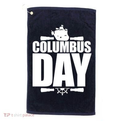 Columbus Day Golf Towel