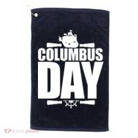 Columbus Day Golf Towel thumb 0