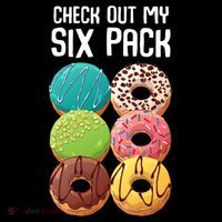 Check Out My Six Pack Donut Great Gift Funny Gym Gift Bucket Hat thumb 4
