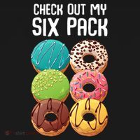 Check Out My Six Pack Donut Great Gift Funny Gym Gift Pajama Set thumb 2