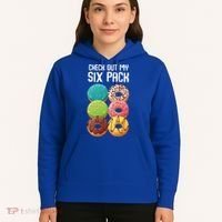 Check Out My Six Pack Donut Great Gift Funny Gym Gift Hoodie thumb 5