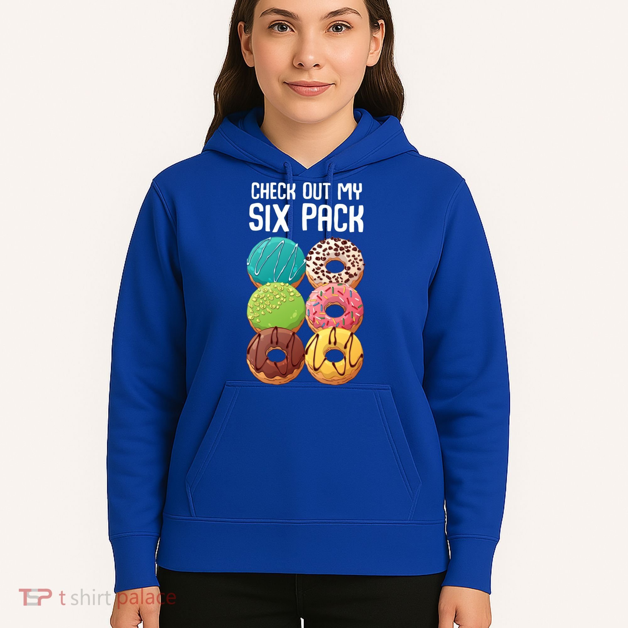 Check Out My Six Pack Donut Great Gift Funny Gym Gift Hoodie