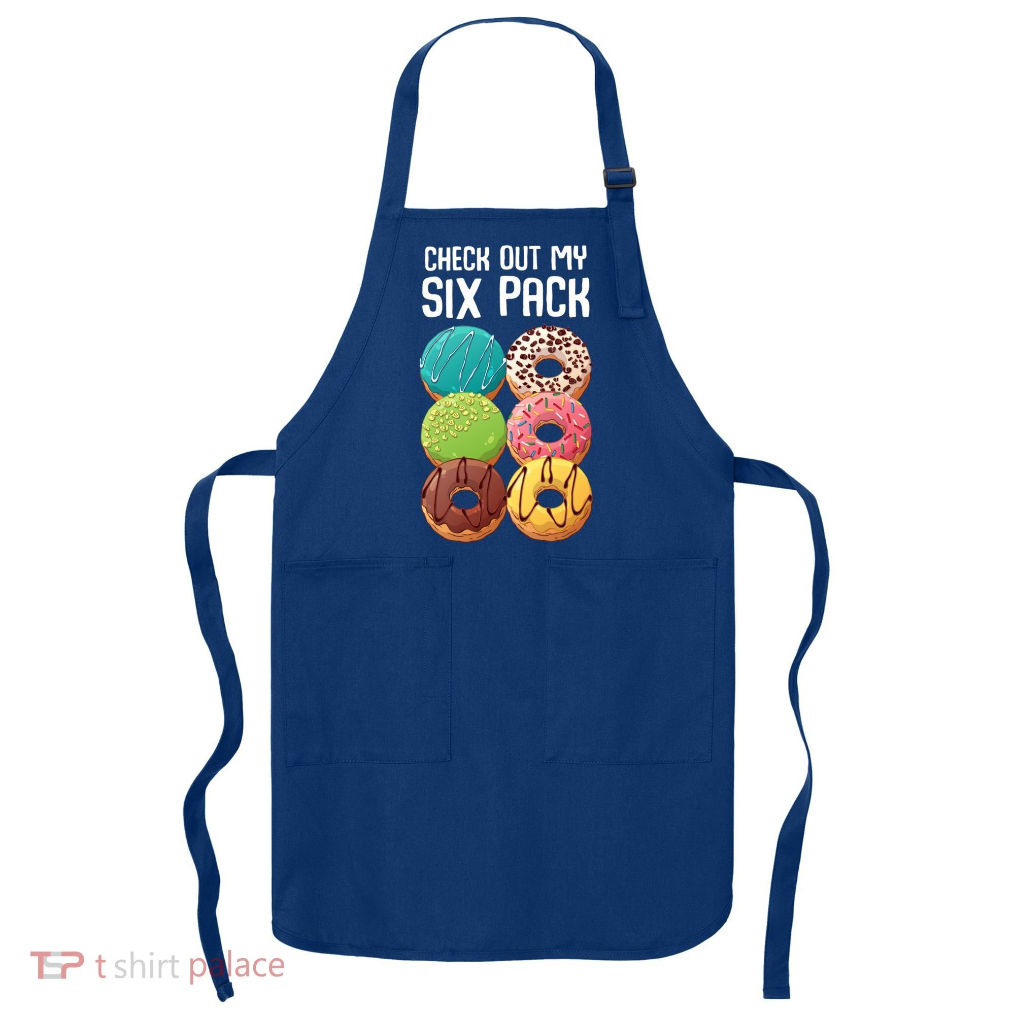 Check Out My Six Pack Donut Great Gift Funny Gym Gift Apron