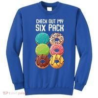 Check Out My Six Pack Donut Great Gift Funny Gym Gift Sweatshirt thumb 0