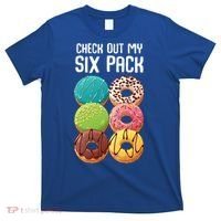 Check Out My Six Pack Donut Great Gift Funny Gym Gift T-Shirt thumb 0