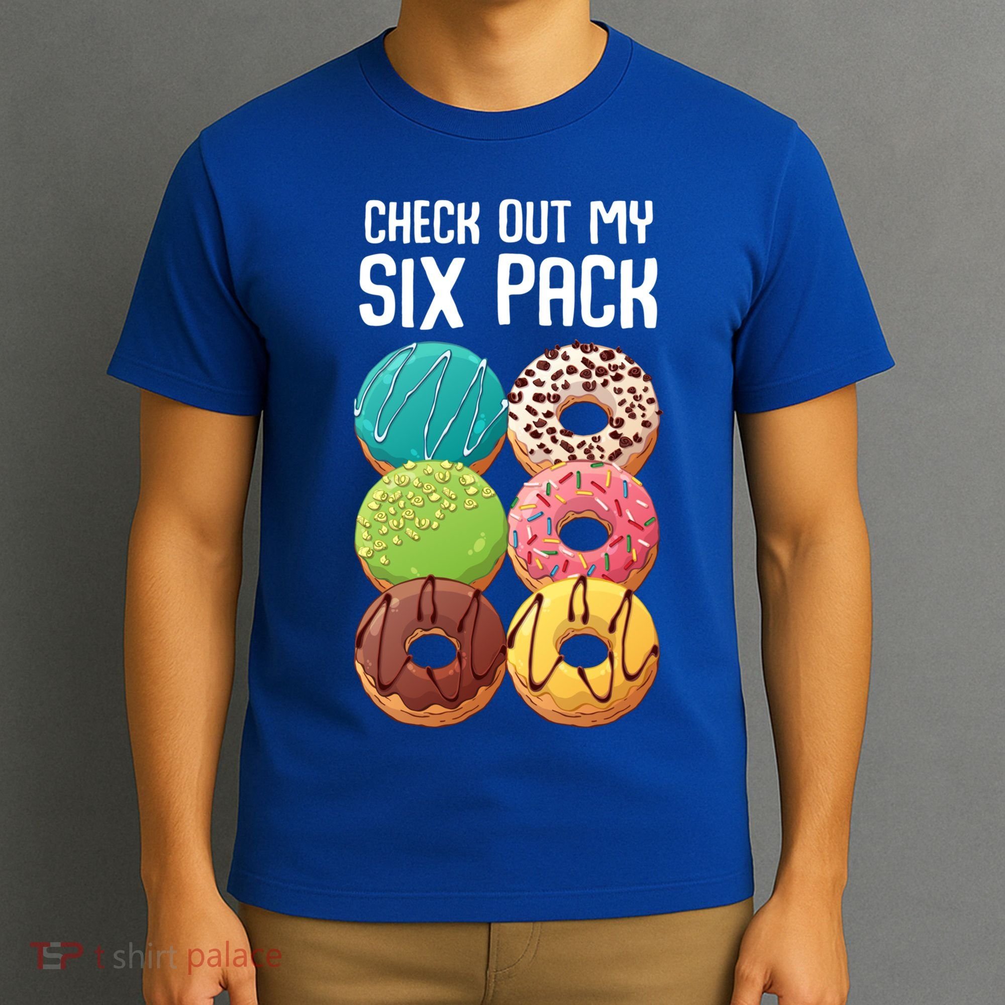 Check Out My Six Pack Donut Great Gift Funny Gym Gift T-Shirt