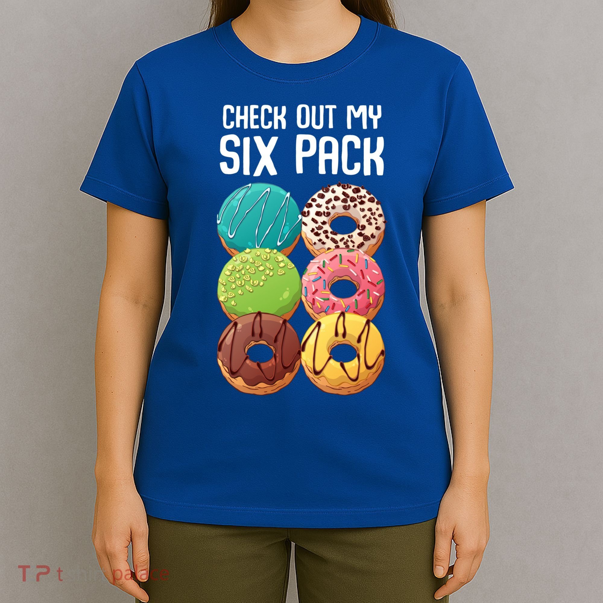 Check Out My Six Pack Donut Great Gift Funny Gym Gift T-Shirt