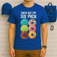 Check Out My Six Pack Donut Great Gift Funny Gym Gift T-Shirt thumb 6