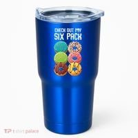 Check Out My Six Pack Donut Great Gift Funny Gym Gift Tumbler thumb 0