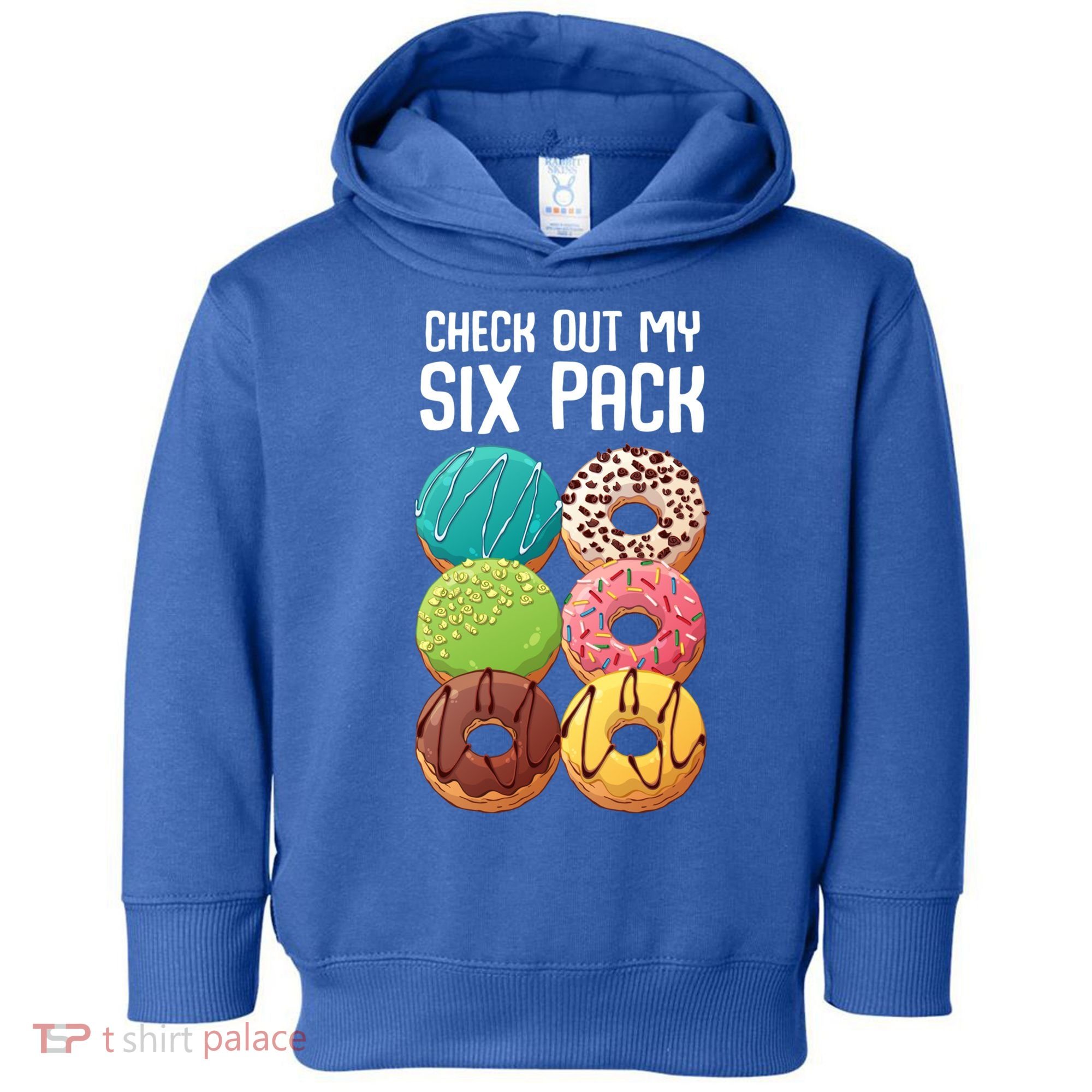 Check Out My Six Pack Donut Great Gift Funny Gym Gift Toddler Hoodie
