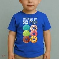 Check Out My Six Pack Donut Great Gift Funny Gym Gift Toddler T-Shirt thumb 2