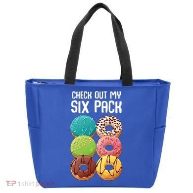 Check Out My Six Pack Donut Great Gift Funny Gym Gift Tote Bag