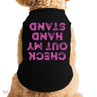 Check Out My Handstand Funny Gymnastics Gift Doggie Tank