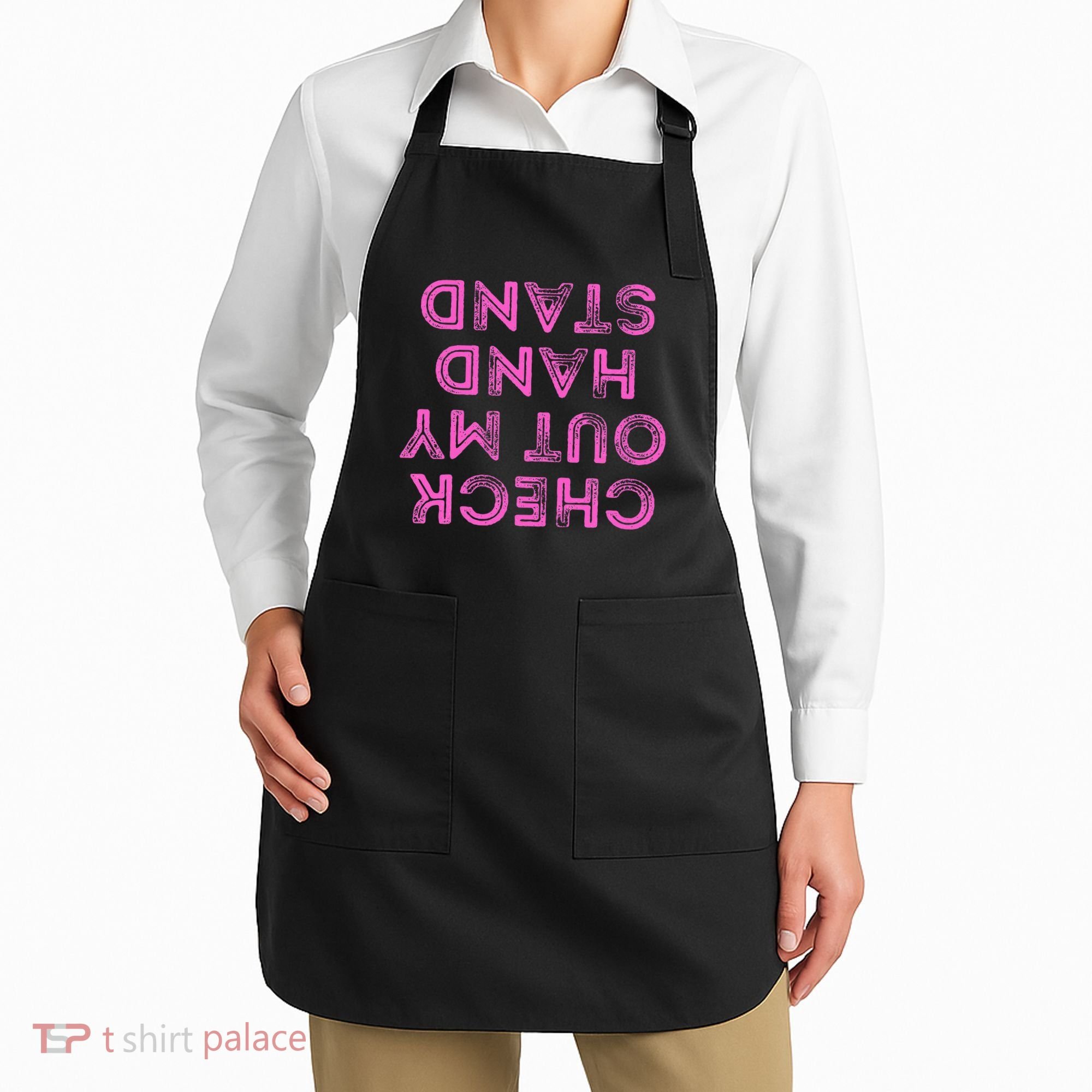 Check Out My Handstand Funny Gymnastics Gift Apron