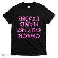 Check Out My Handstand Funny Gymnastics Gift T-Shirt thumb 0