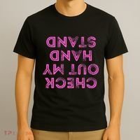 Check Out My Handstand Funny Gymnastics Gift T-Shirt thumb 3